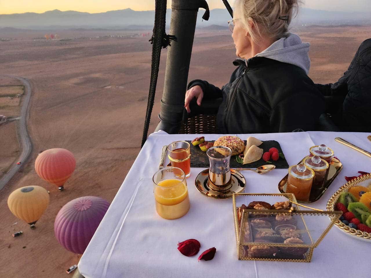 Royal hot air balloon flight in Marrakech