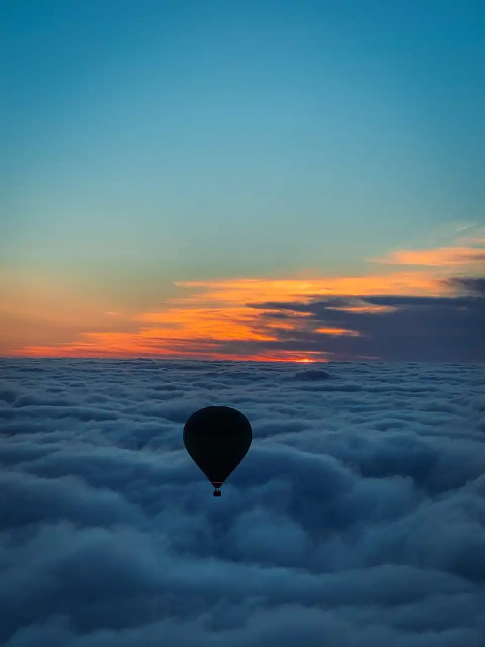 Montgolfiere Marrakesh au dessus des nuages