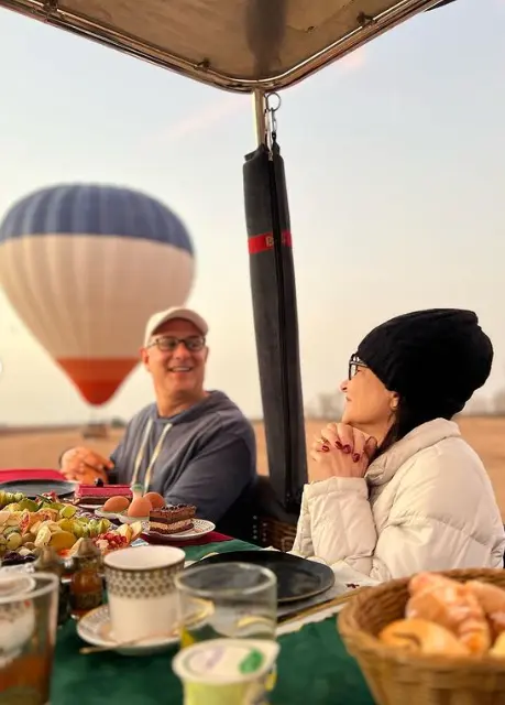 2 passagers pendant leur Vol Royal