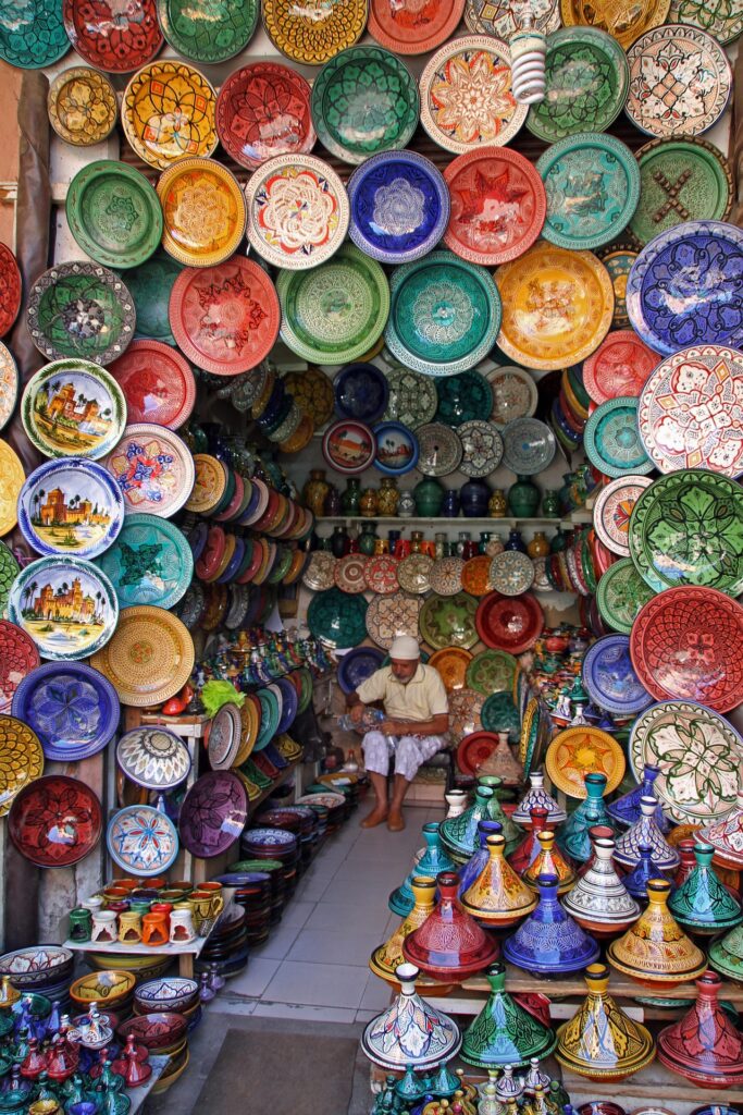 choppe dans le souk de Marrakech