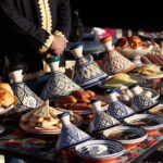 a traditional Moroccan breakfast served by Oasis Balloon