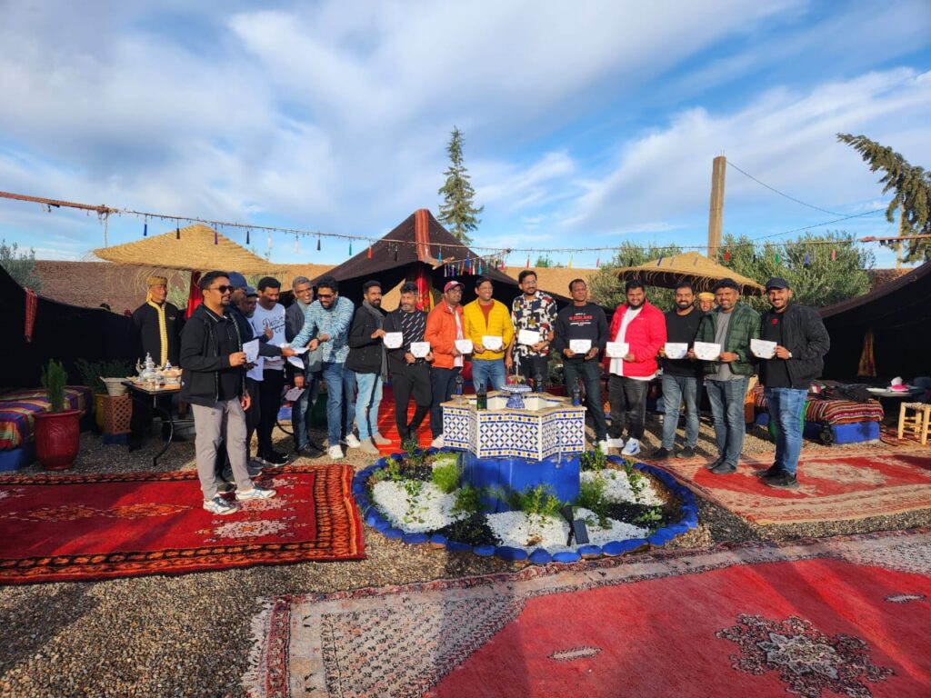 group of passengers at the presentation of the Classic Flight certificate